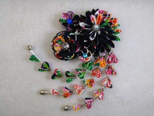 NEW Summer Matsuri Floral Fascinator004