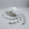 Swan Bridal headpiece with droplets001