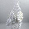 Swan Bridal headpiece with droplets004