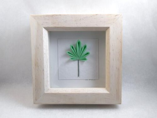 Hemp Leaf Kanzashi Artwork 001