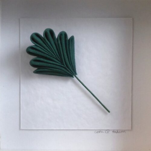 Palm Leaf Kanzashi Artwork 002