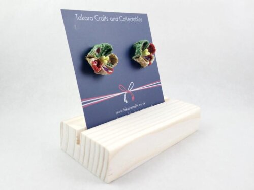 Japanese Chirimen Green Plum Blossom002