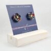Japanese Chirimen Navy Blue Plum Blossom002