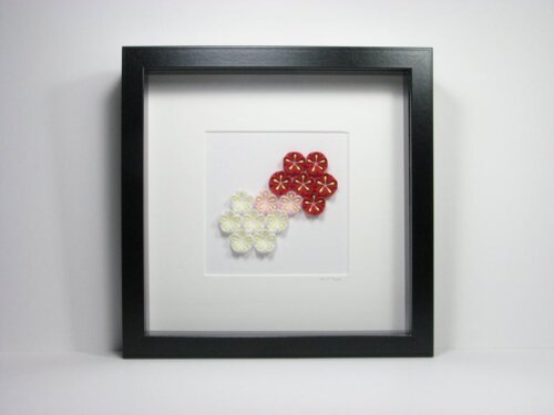 Large Kanzashi Artwork of Honeycomb001
