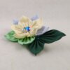 Yellow and Blue Primrose Brooch 003