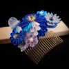 Ocean Wave Floral Headpiece005