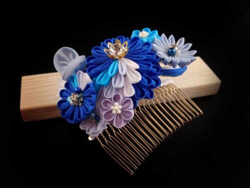 Ocean Wave Floral Headpiece005