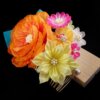 Orange Peony Bouquet Headpiece004