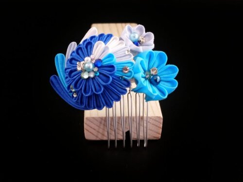 Small Ocean Wave Flower Bouquet Headpiece003