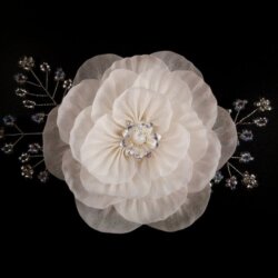 Bridal Peony Floral Headpiece