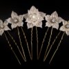 Celeste - Bridal Hairpin Set of 5 001 Starry Night Bridal Hairpins