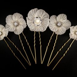 Bohemian Floral Bridal Hairpins