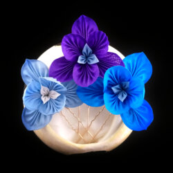 Iris Flower Hair Pin