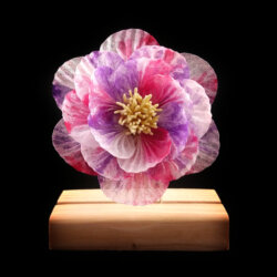 Marbled Silk Peony Headpiece