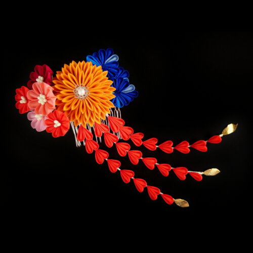 SQ001autumnpalette Autumn Colours Floral Headpiece