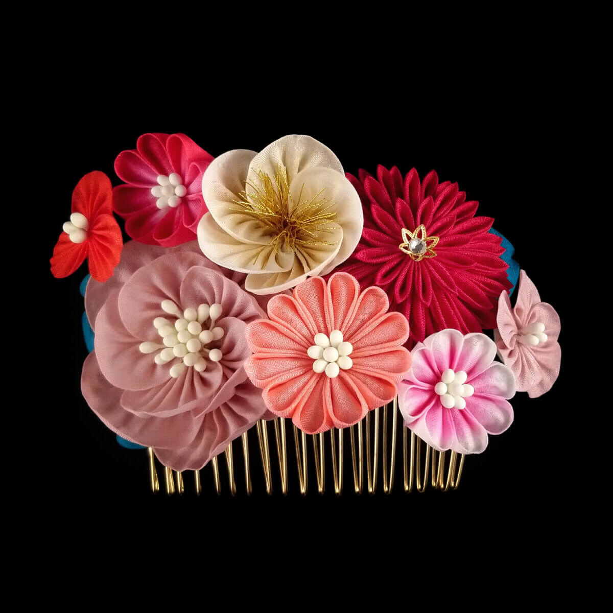 fresh floral headpiece