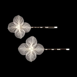 Bridal Bohemian Hydrangea Hair Slide