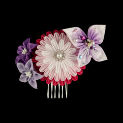 romantic butterfly floral headpiece