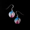 ruffled petal dangle earrings